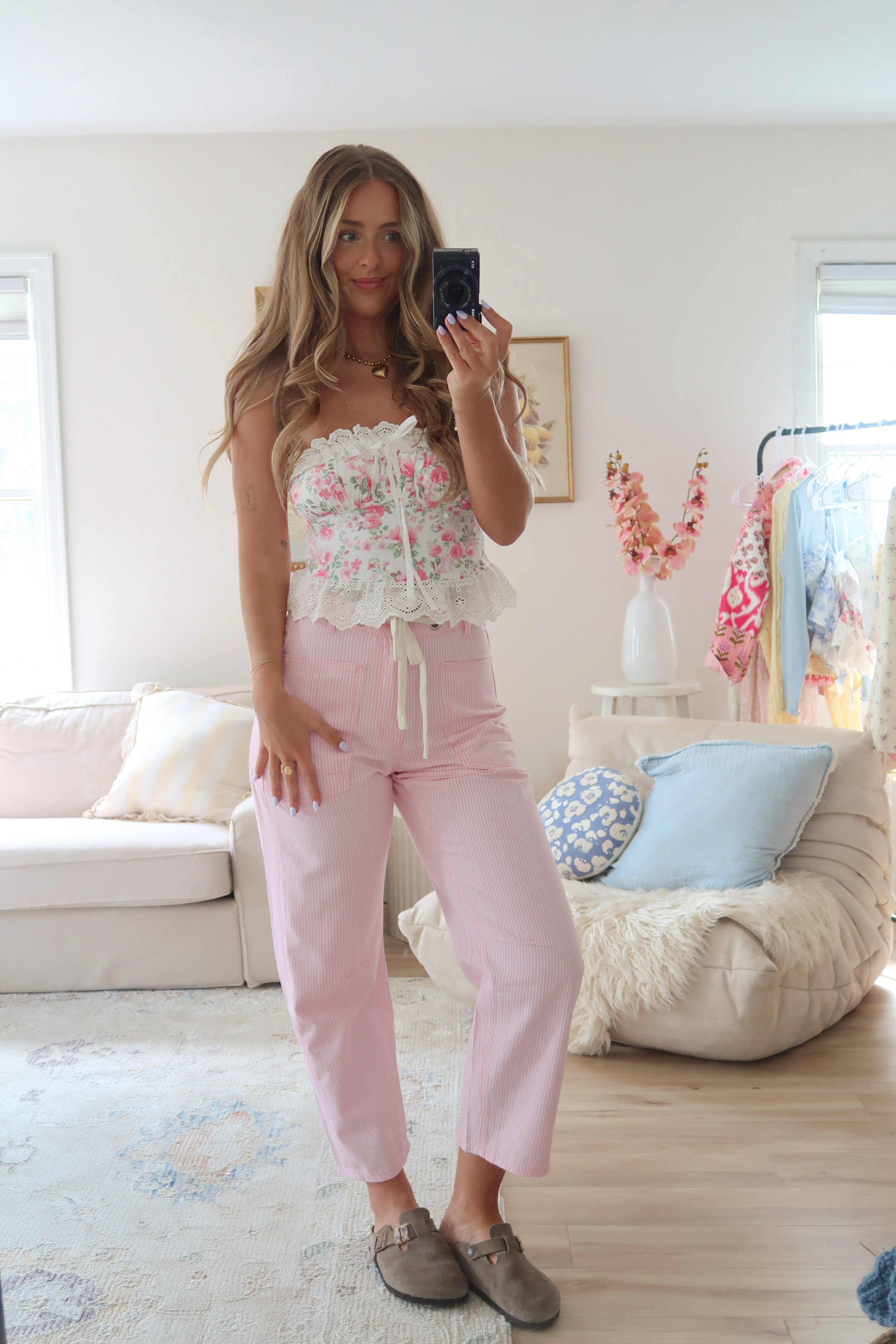 パンツ house on the hill Parent Pants (Flower) Parent Pants (Flower) | House on the Hill