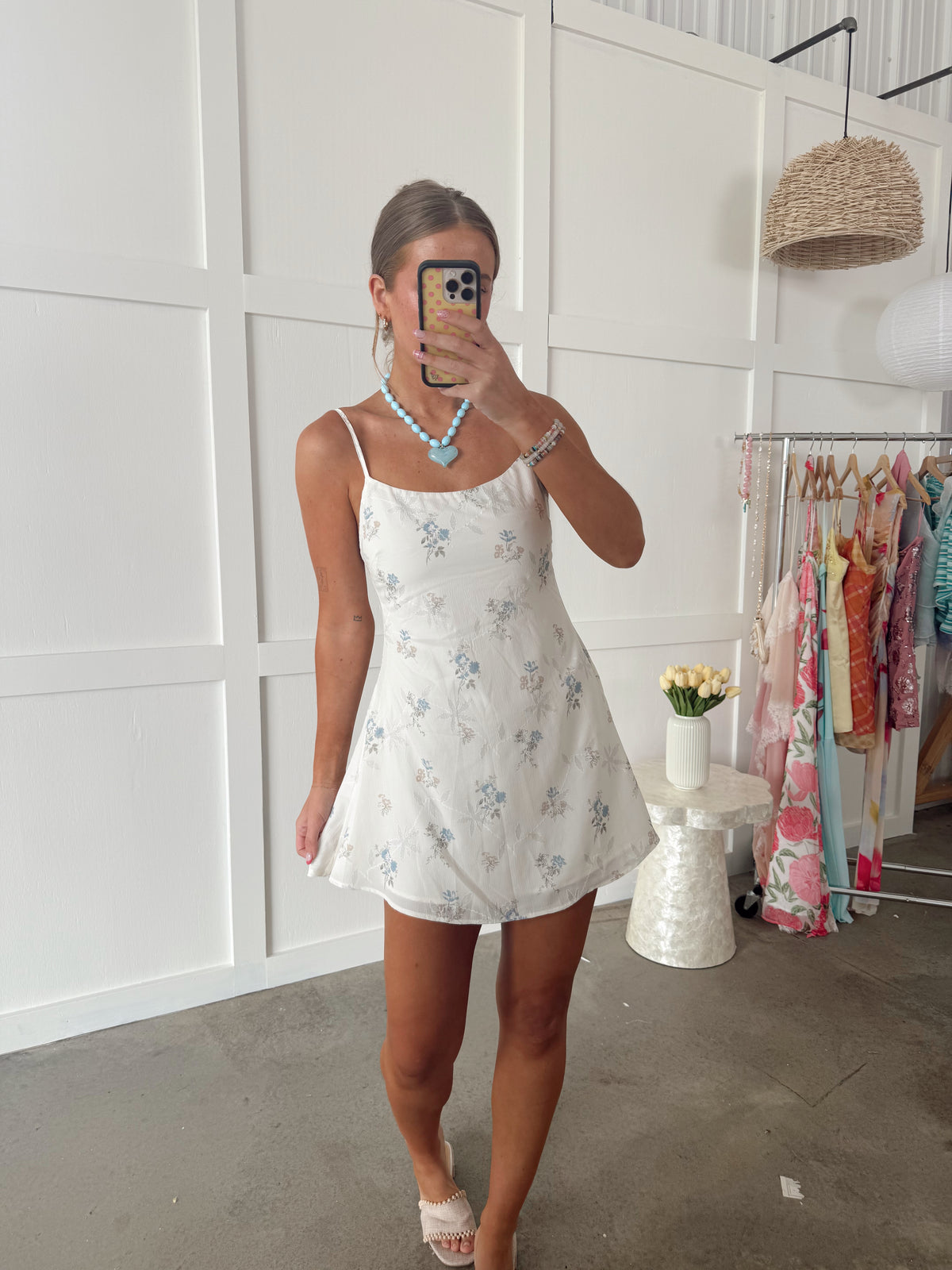 eleanor mini dress Floral 11/30/25 line skirt displays pleated The Best Bridesmaid Dresses Color:PERIWINKLE
