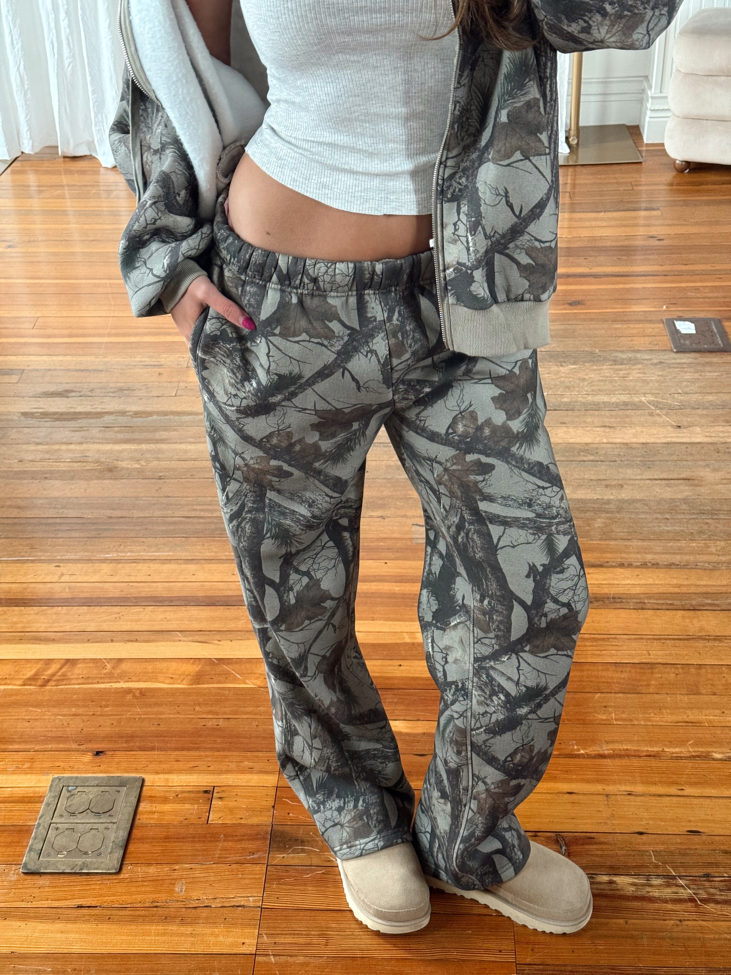 Backroads Camo Sweatpants – Hunny House