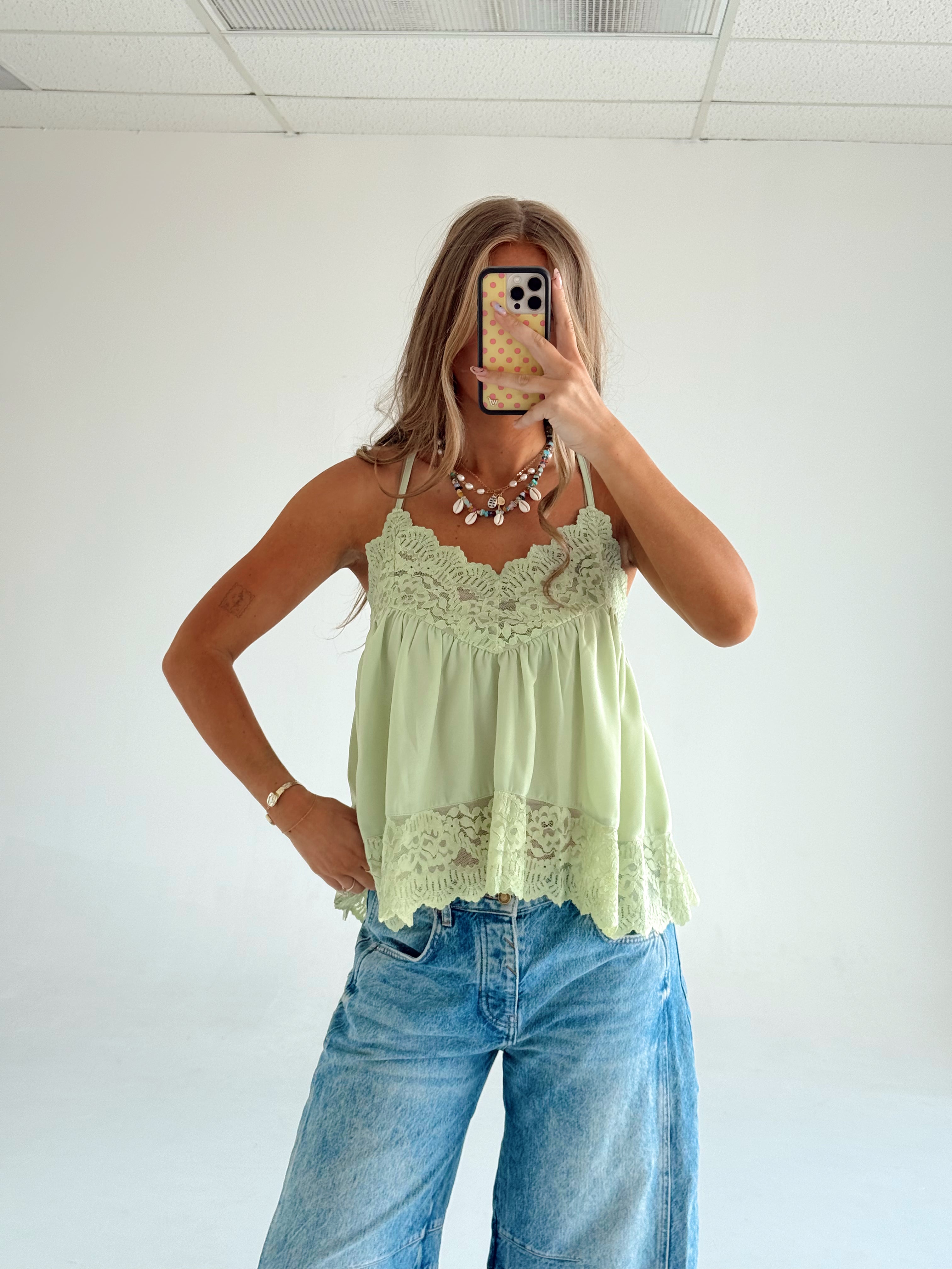 Clover Lace Cami – Hunny House